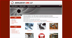 Desktop Screenshot of obrabeni-cnc.cz