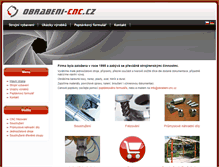 Tablet Screenshot of obrabeni-cnc.cz